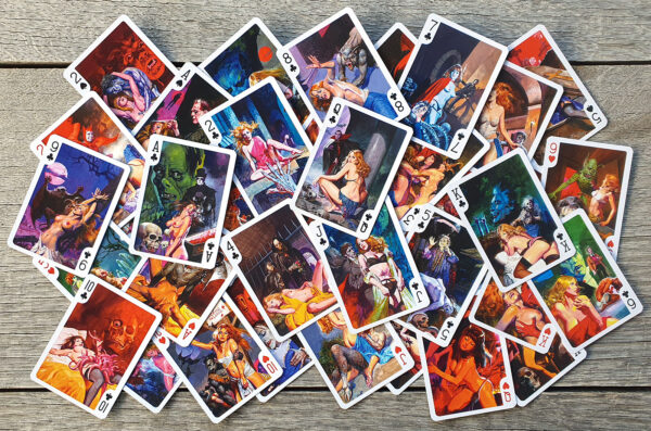 Vintage Pulp Sexy Scared Horror Pin-Up art Playing Cards Alexander Biffignandi - Image 4