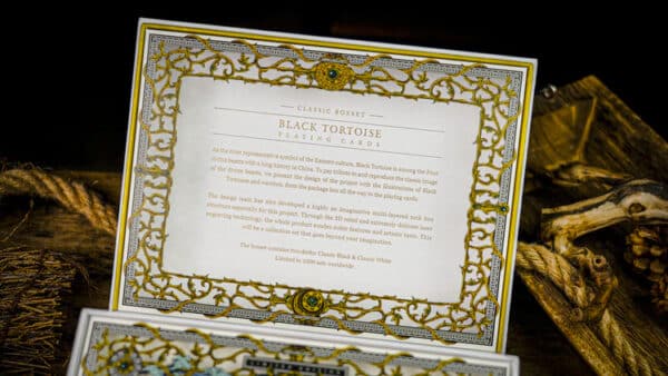 Black Tortoise  Classic Collection’s Box Set Playing Cards by ARK Playing Cards - Image 3