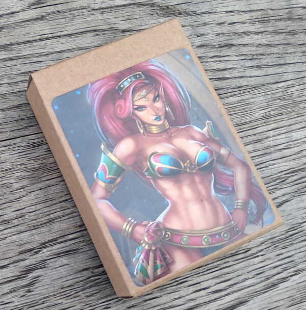 Marvel DC She-Hulk, Harley Quinn, Cat Woman, Erza Scarlet Pin-Up Playing Cards - Image 3