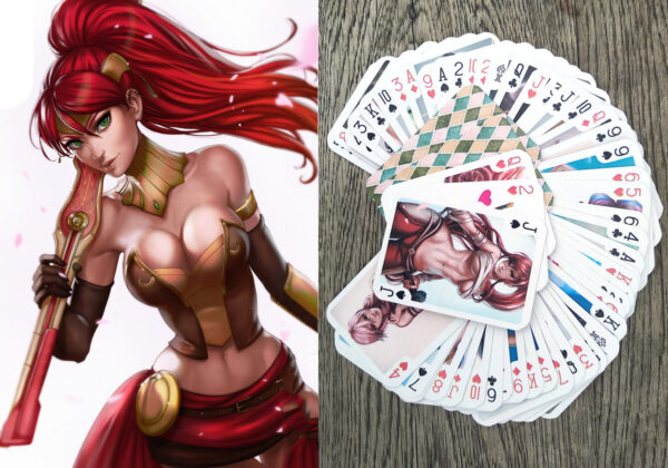 Marvel DC She-Hulk, Harley Quinn, Cat Woman, Erza Scarlet Pin-Up Playing Cards - Image 2