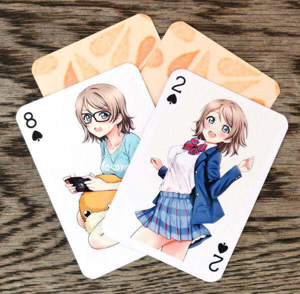 Love Live! Sunshine! Watanabe You Anime Cosplay Pin-Up Playing Cards by Sankuro - Image 5
