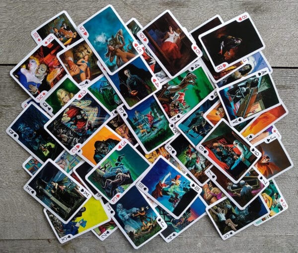 Dime Mystery Magazine Horror Art Playing Cards - Rafael DeSoto Pulp Pin-Up - Image 4