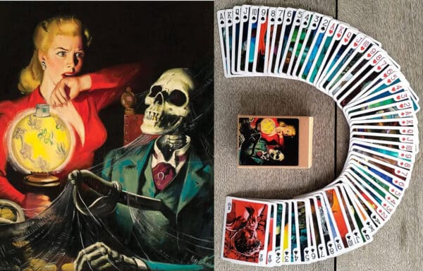 Dime Mystery Magazine Horror Art Playing Cards - Rafael DeSoto Pulp Pin-Up
