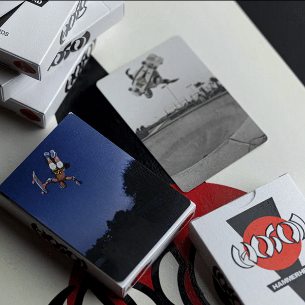 Hosoi Hammerhead 40 Years Limited Foil Gilded-Pink Playing cards by Fulton - Image 4