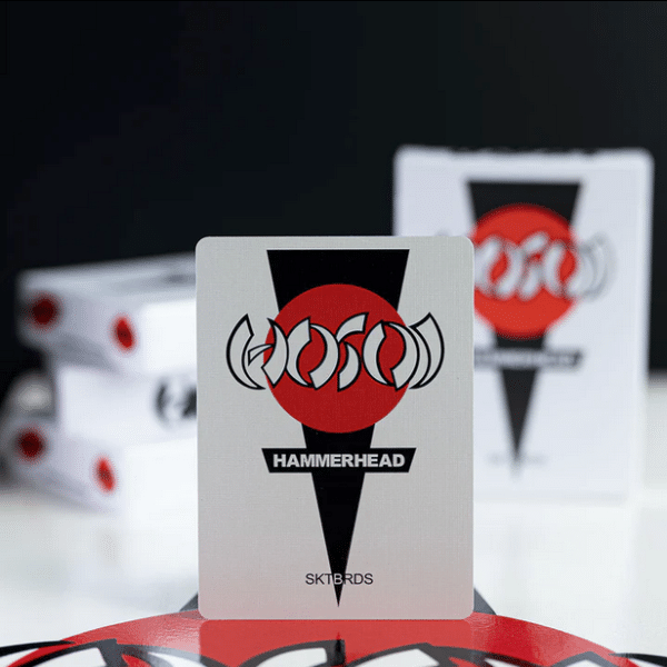 Hosoi Hammerhead 40 Years Limited Foil Gilded-Pink Playing cards by Fulton - Image 3