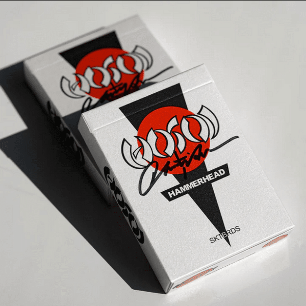 Signed By Hosoi Hammerhead 40 Years Artist Proof Playing cards by Fulton
