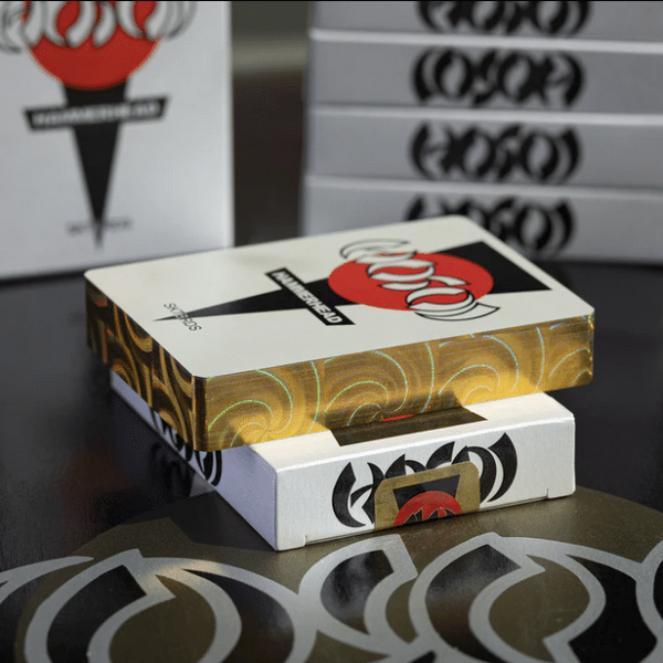 Hosoi Hammerhead 40 Years Limited Foil Gilded-Gold Playing cards by Fulton