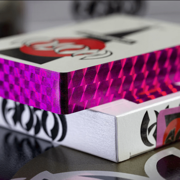 Hosoi Hammerhead 40 Years Limited Foil Gilded-Pink Playing cards by Fulton - Image 13