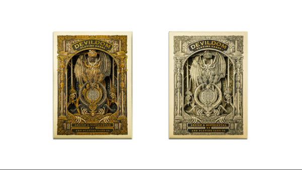 Devildom Playing Cards-2 Classic Decks: Color and Champagne by ARK Playing Cards