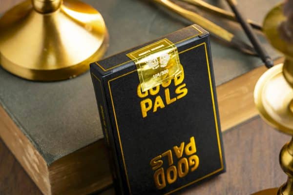 Good Pals Logo Playing Cards - Black & Gold Foiled Private Reserve by Good Pals - Image 3