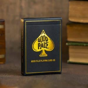 Good Pals Logo Playing Cards - Black & Gold Foiled Private Reserve by Good Pals