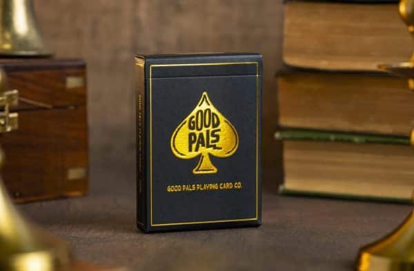 Good Pals Logo Playing Cards - Black & Gold Foiled Private Reserve by Good Pals