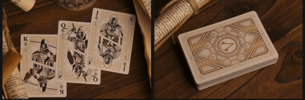 Assassin's Creed Legacy Playing Cards - WHITE HIDDEN BLADE Edition by Room One - Image 2