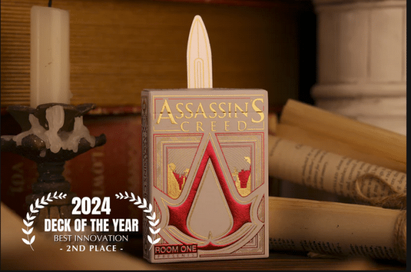 Assassin's Creed Legacy Playing Cards - WHITE HIDDEN BLADE Edition by Room One