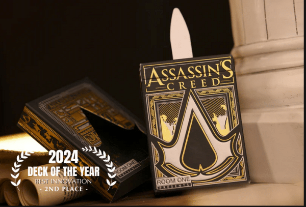 Assassin's Creed Legacy Playing Cards - BLACK HIDDEN BLADE Edition by Room One