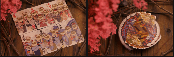 Tanuki Yukaku Playing Cards | Oiran-Dochu Edition by Room One - Image 3