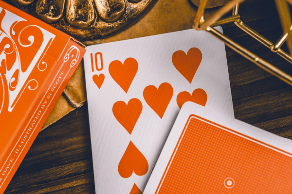 Smoke & Mirrors v9 Deluxe Edition (Orange) Playing Cards by Dan & Dave - Image 7