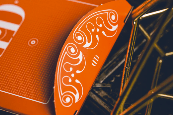 Smoke & Mirrors v9 Deluxe Edition (Orange) Playing Cards by Dan & Dave - Image 4