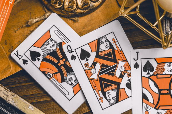 Smoke & Mirrors v9 Deluxe Edition (Orange) Playing Cards by Dan & Dave - Image 3