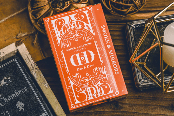 Smoke & Mirrors v9 Deluxe Edition (Orange) Playing Cards by Dan & Dave