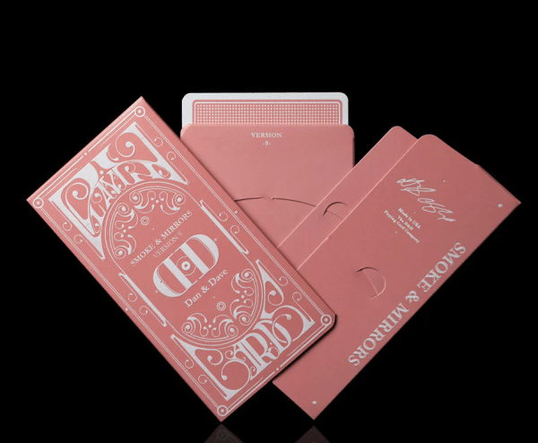 Smoke & Mirrors v9 Deluxe Edition (Pink) Playing Cards by Dan & Dave - Image 3