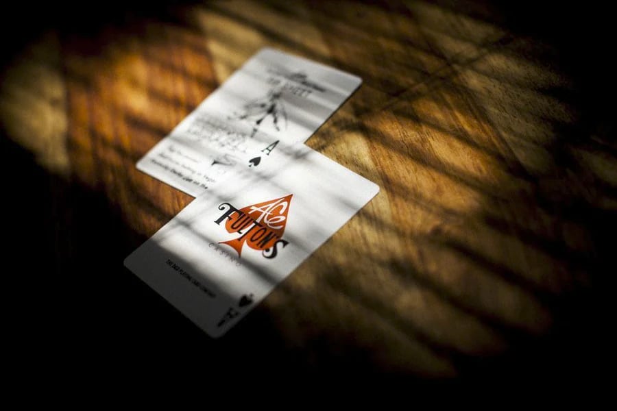 Ace Fulton's Casino Vintage Orange Playing Cards | X-Decks Playing