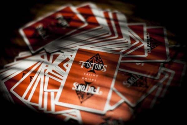 Ace Fulton's Casino Vintage Orange Playing Cards - Image 5