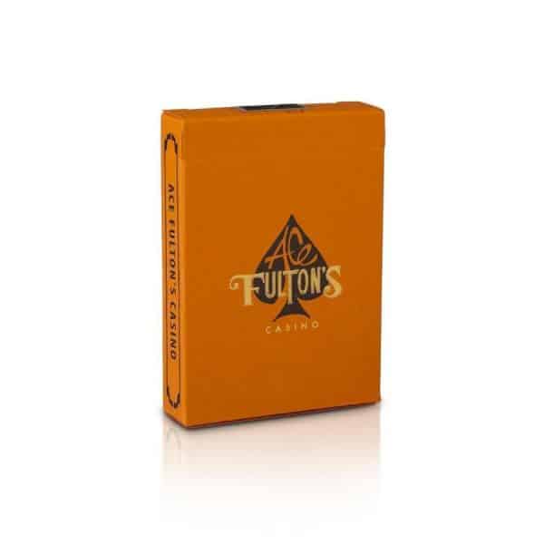 Ace Fulton's Casino Vintage Orange Playing Cards