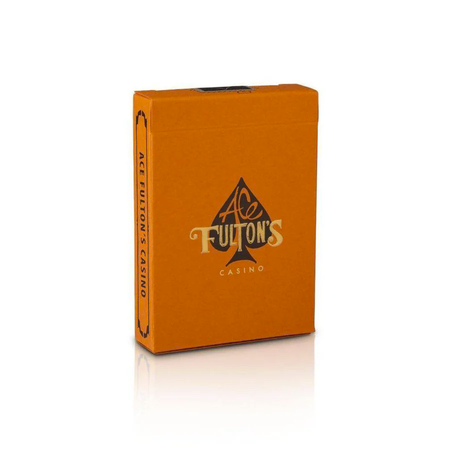 Ace Fulton's Casino Vintage Orange Playing Cards | X-Decks Playing