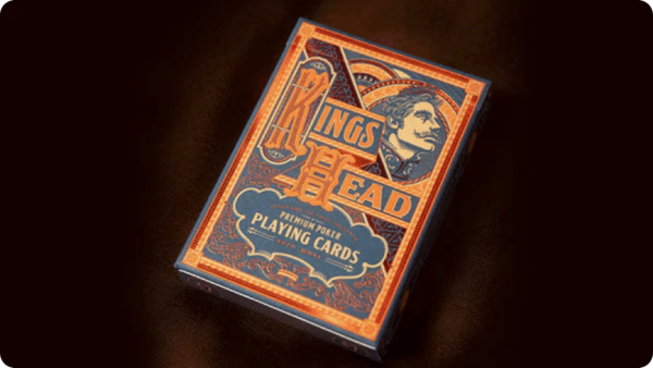 King's Head (Blue & Red) Playing Cards by Joker and the Thief