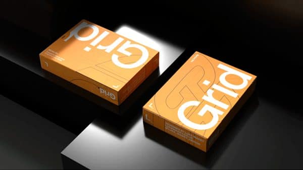 Grid Series Six- Typographic Playing Cards by Luke Wadey