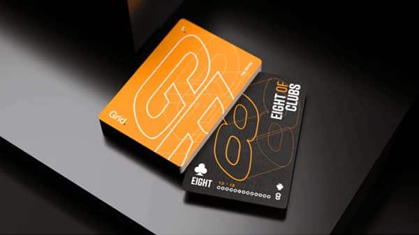 Grid Series Six- Typographic Playing Cards by Luke Wadey - Image 3
