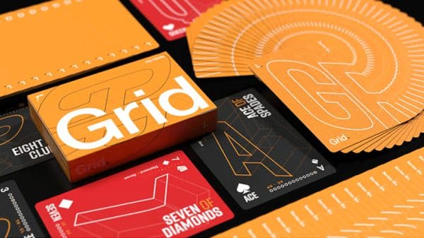 Grid Series Six- Typographic Playing Cards by Luke Wadey - Image 2