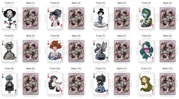 Poker (Clowncore, Kawaii, Fairy, Pixie) Playing Cards by Karina Gazizova - Image 2