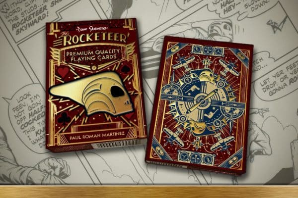 Dave Stevens' Rocketeer Playing Cards- Red by Paul Roman Martinez - Image 2