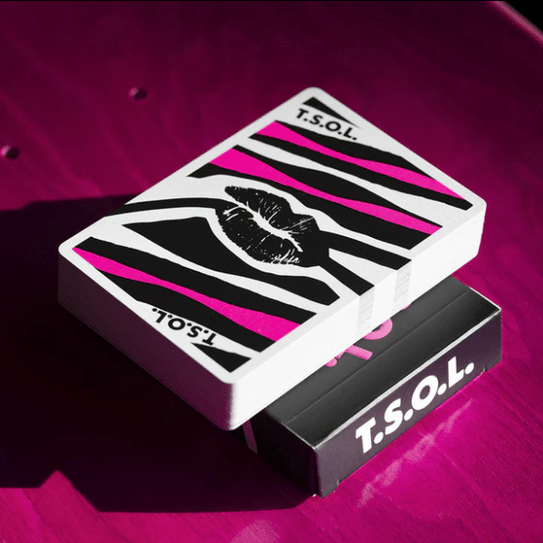 AP T.S.O.L. DARKER MY LOVE AUTOGRAPHED BY JACK GRISHAM PLAYING CARDS by Fulton - Image 2