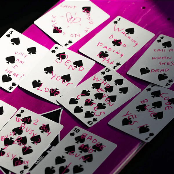 AP T.S.O.L. DARKER MY LOVE AUTOGRAPHED BY JACK GRISHAM PLAYING CARDS by Fulton - Image 14