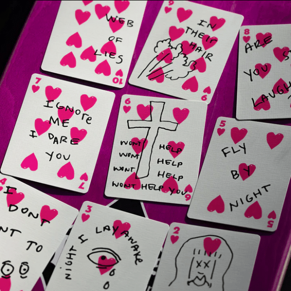 AP T.S.O.L. DARKER MY LOVE AUTOGRAPHED BY JACK GRISHAM PLAYING CARDS by Fulton - Image 13