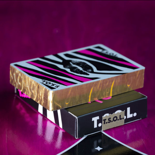 T.S.O.L. Darker My Love Playing Cards Limited Gilded Edition- Gold by Fulton