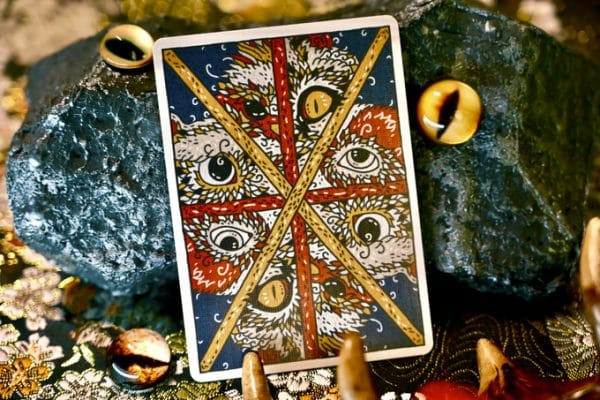 The Dapper Menagerie (blue) Playing Cards by Jack Brutus Penny - Image 10