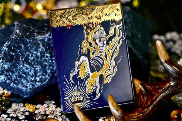 The Dapper Menagerie (blue) Playing Cards by Jack Brutus Penny - Image 2