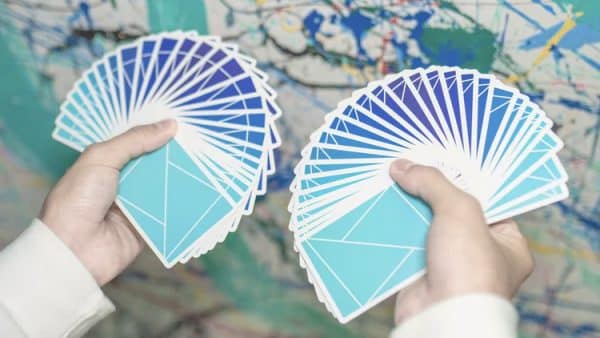 Flexible Blue Gradient Playing Cards by TCC - Image 3