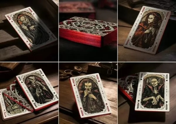 Dracula – Blood Playing Cards (red gilt-edged) by Nicolai Aaroe - Image 6