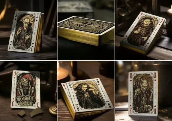 Dracula – Shadow Playing Cards (gold gilt-edged) by Nicolai Aaroe - Image 6