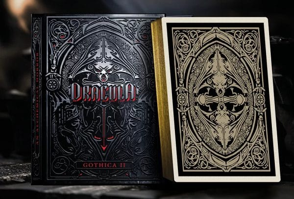 Dracula – Shadow Playing Cards (gold gilt-edged) by Nicolai Aaroe