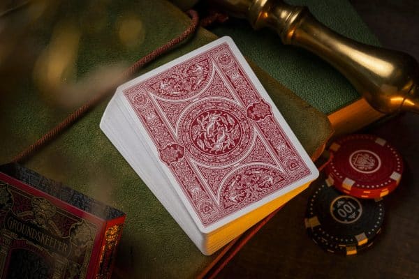 The Groundskeeper Deck by Wyrmwood - Crimson Edition Playing Cards - Image 3