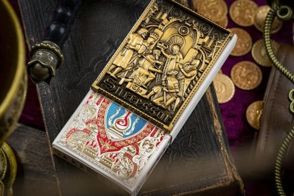 The Successor: Monarch White Limited Playing Cards by the Gentleman Wake