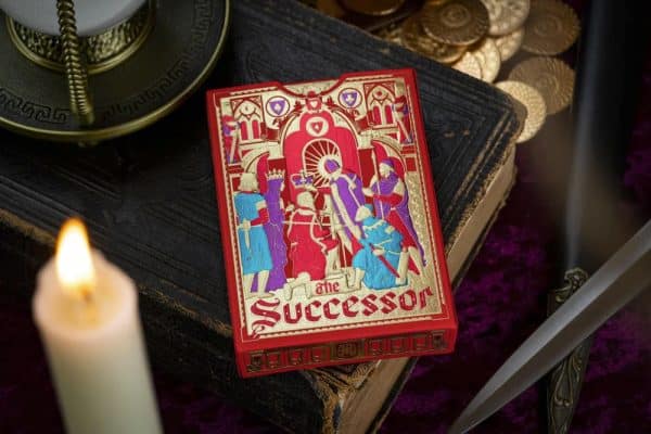 The Successor: Regal Red Edition Playing Cards by the Gentleman Wake