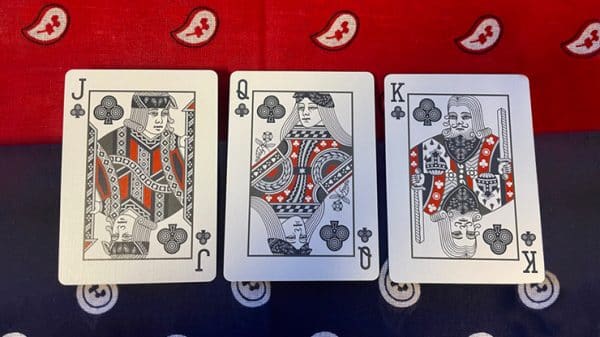 Gilded Bicycle Bandana (Blue) Playing Cards by US Playing Cards - Image 5
