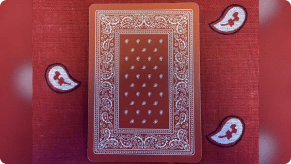 Bicycle Bandana Stripper (Red) Playing Cards by US Playing Cards - Image 6
